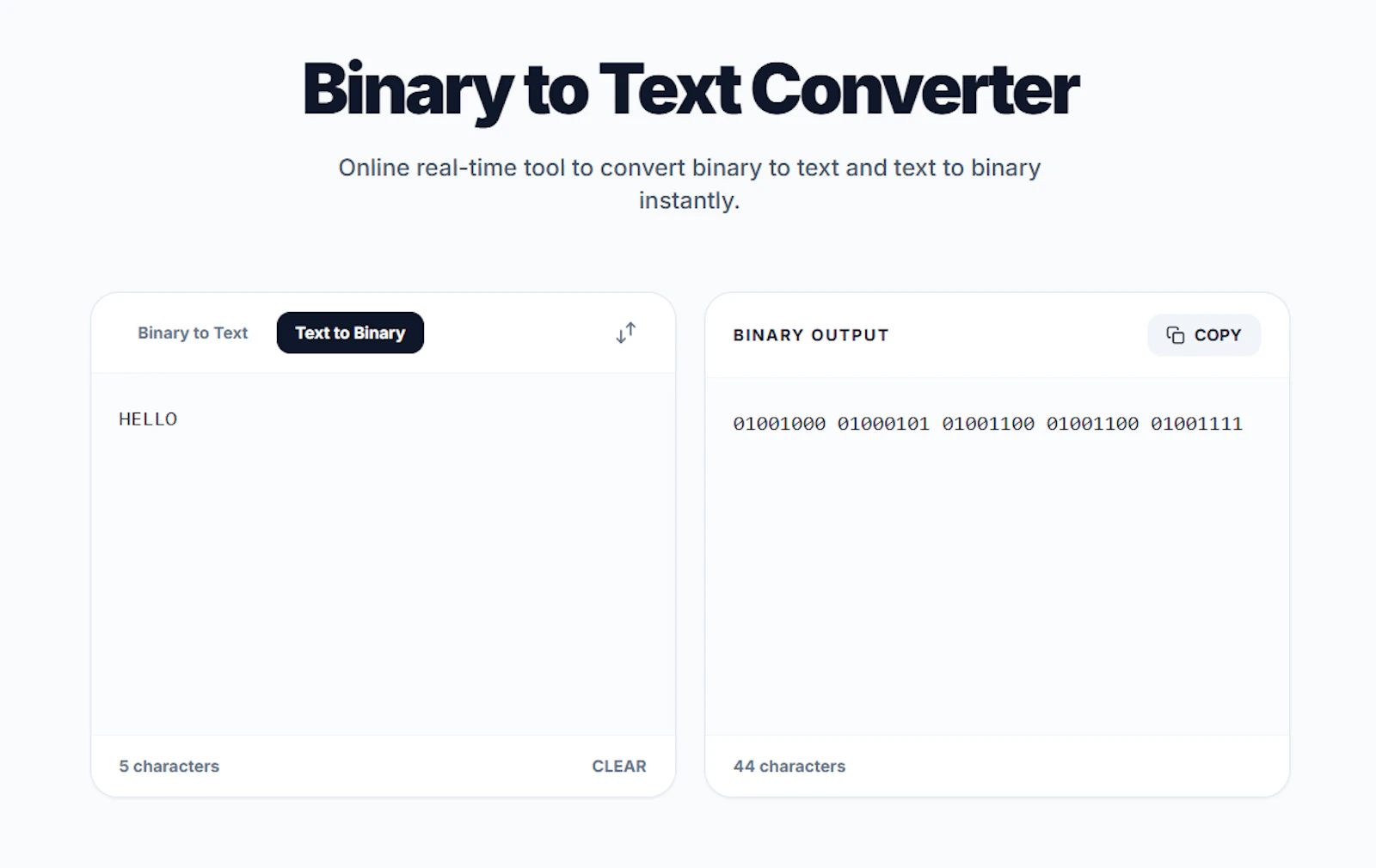 BinTxt - Binary to Text Converter screenshot 2