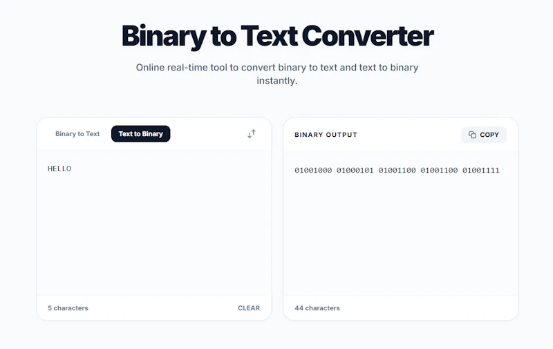 BinTxt - Binary to Text Converter screenshot 2