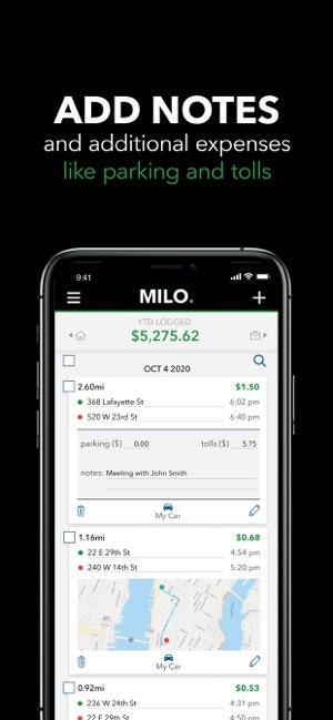 MILO Mileage Tracker gallery image