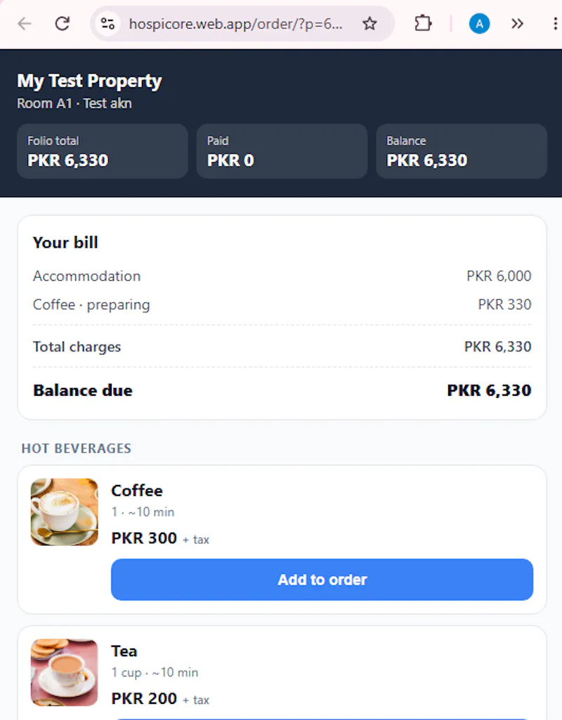 HospiCore PMS - Hotel Management System screenshot 5