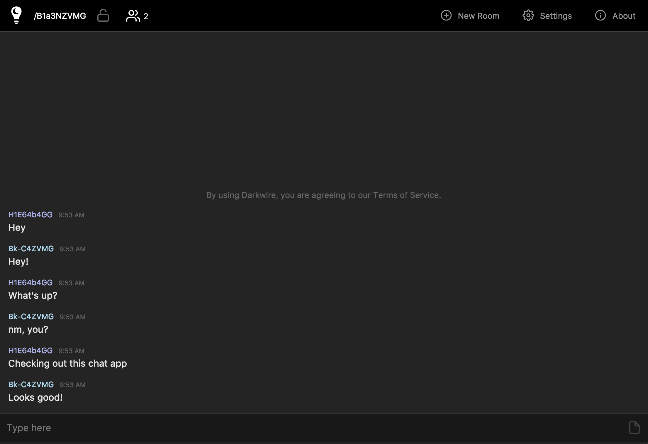 Darkwire.io gallery image