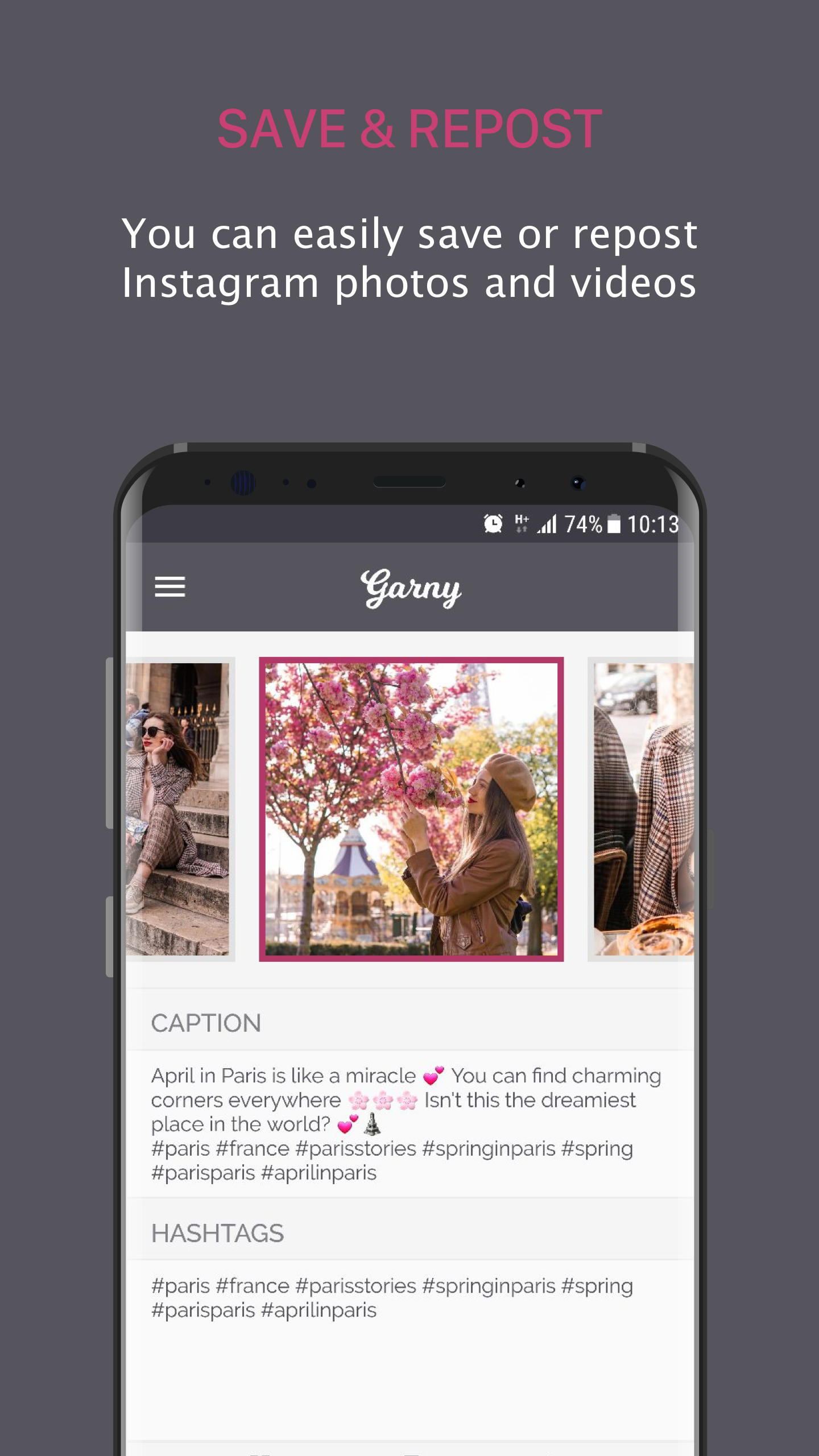 Garny: Preview Instagram feed gallery image