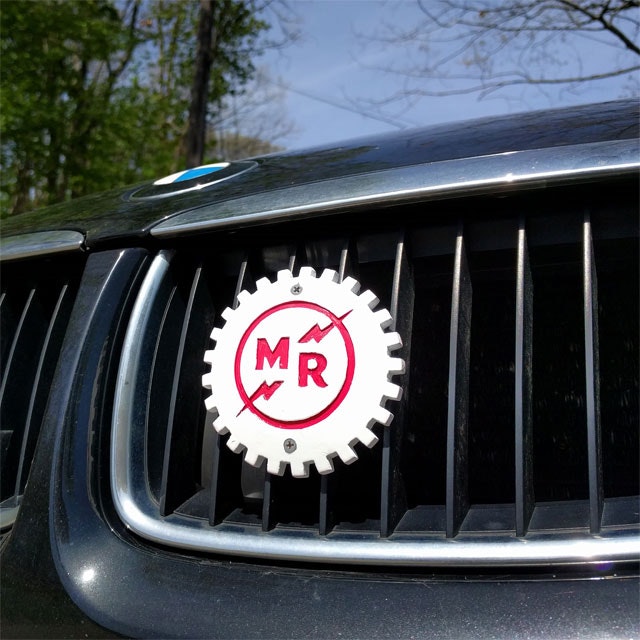 Moto Roster Connected Car Badges