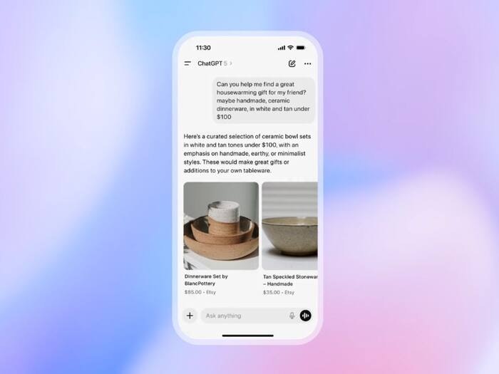 ChatGPT Shopping gallery image