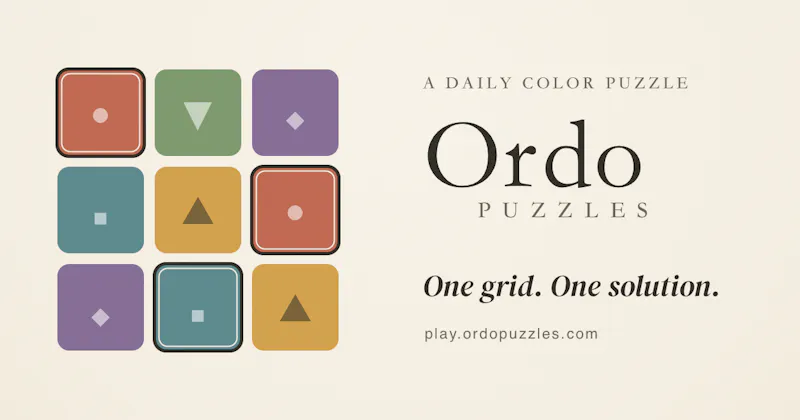 Ordo: Daily Deduction Puzzle screenshot 1