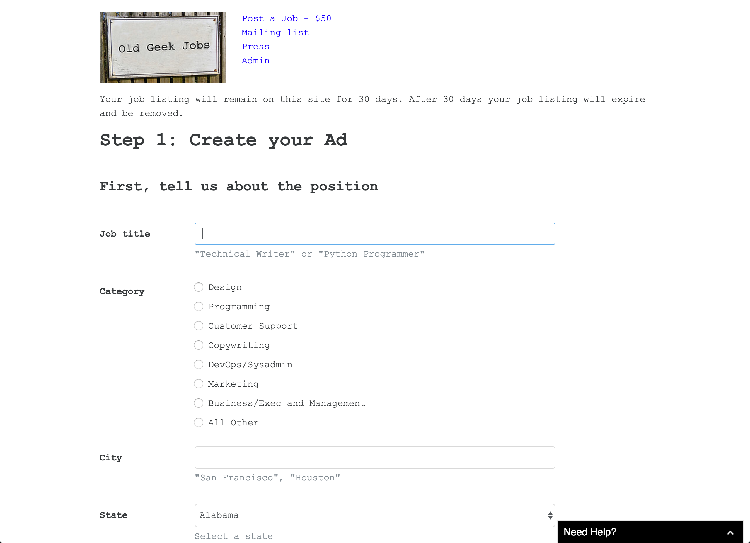 OldGeekJobs.com gallery image