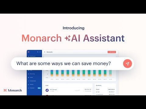 startuptile Monarch AI Assistant-Makes managing your money as easy as having a conversation