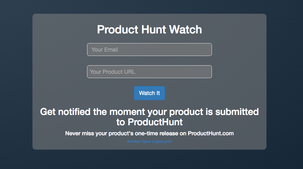 Product Hunt Watch gallery image
