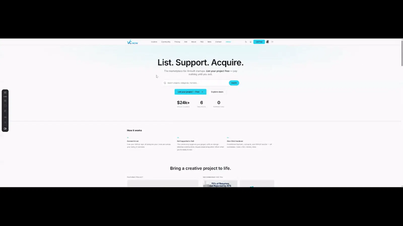 VC Now screenshot 1 (video preview)