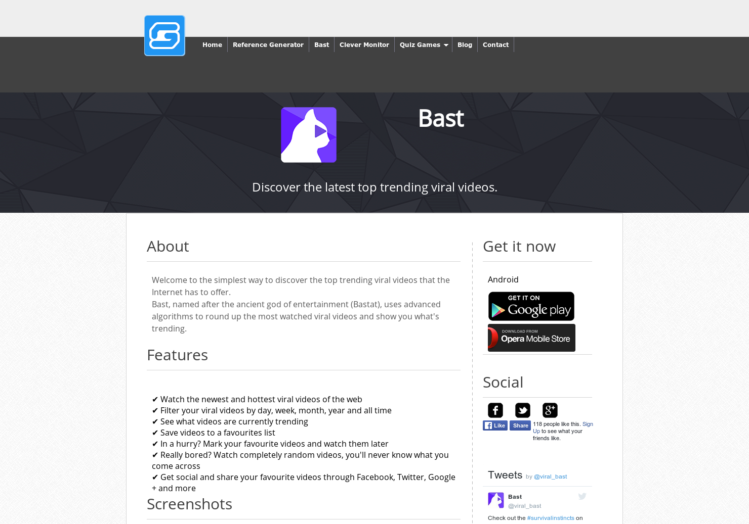 Bast by  Screech Studios