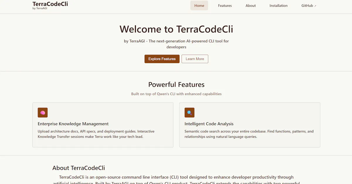 TerraCode CLI