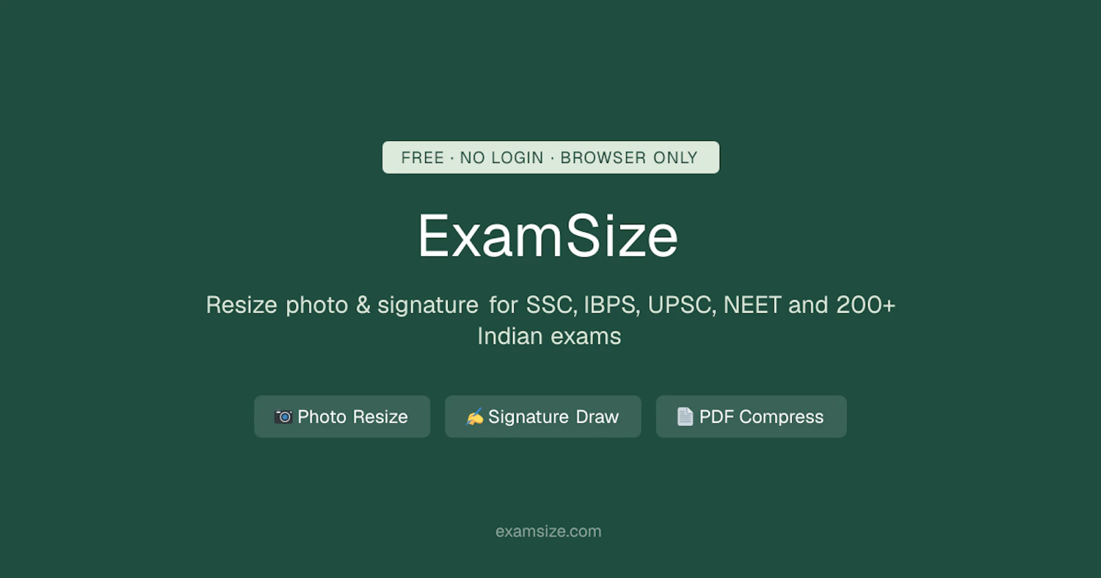 ExamSize screenshot 1