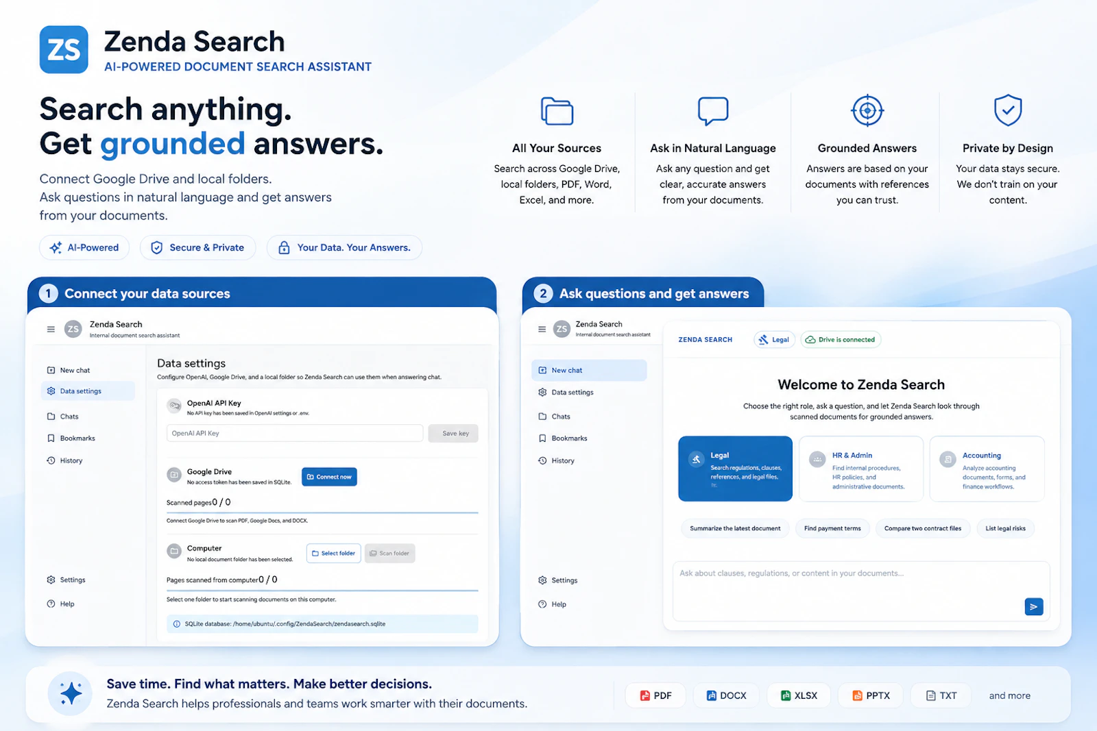 Zenda Search screenshot 1