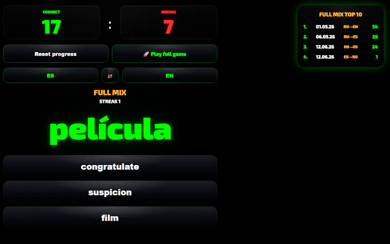 Learn Languages in New Tab screenshot 3