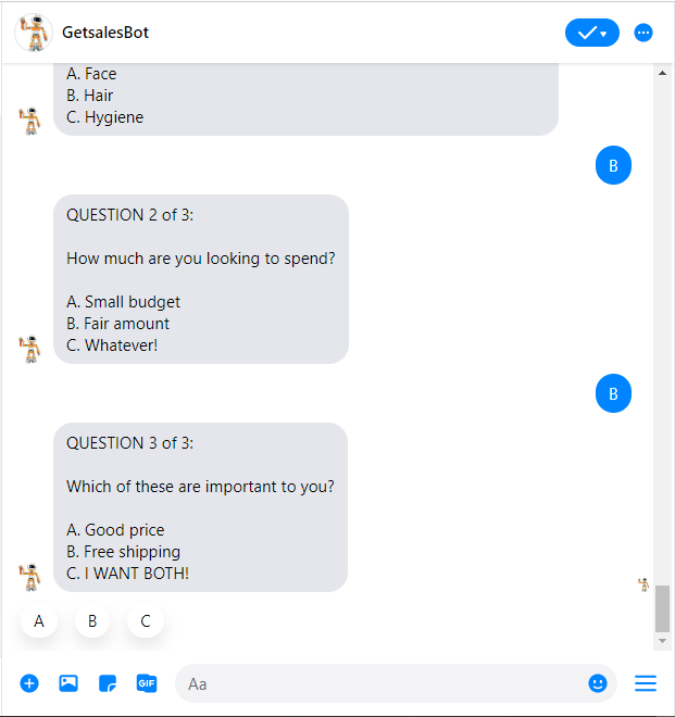 Ecommerce Chatbot Templates gallery image