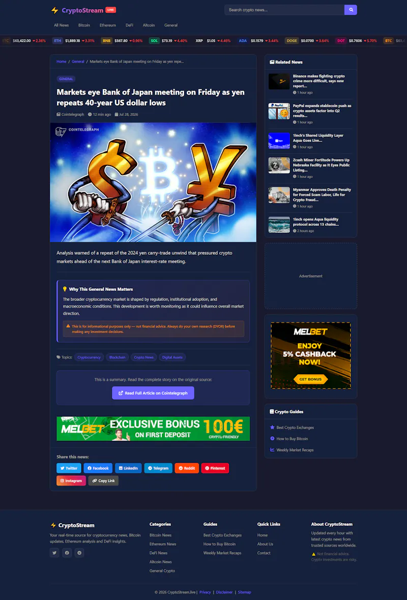 CryptoStream screenshot 1