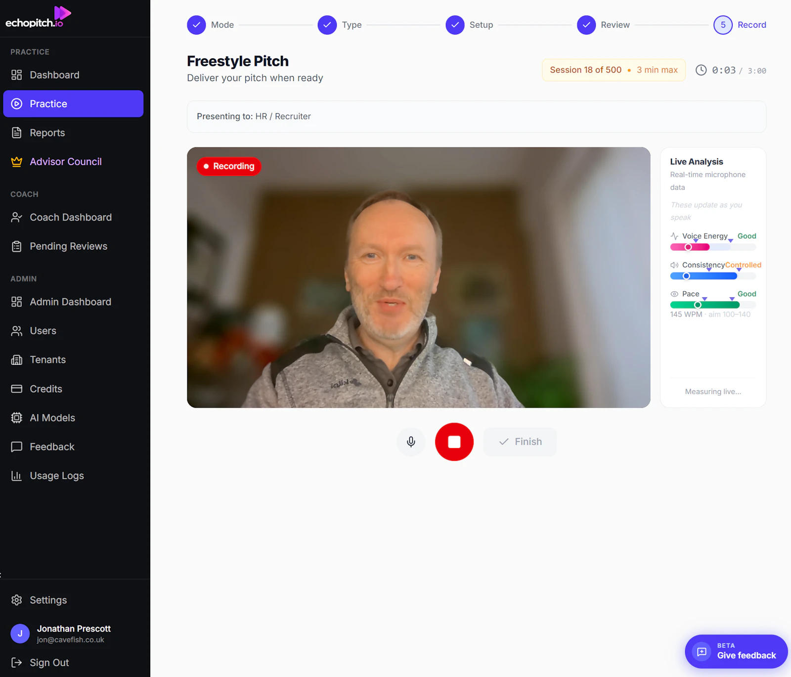EchoPitch screenshot 1