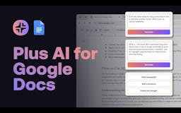 Plus AI for Google Docs media 1