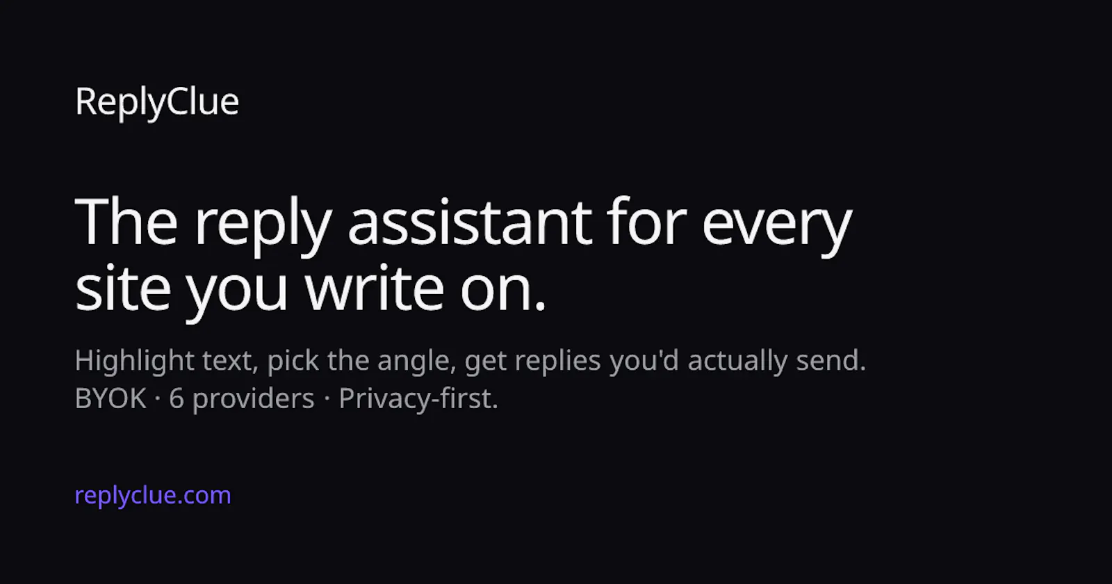 ReplyClue screenshot 1