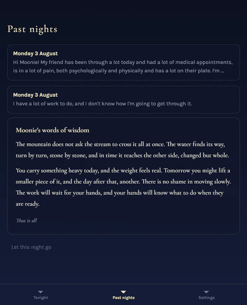 Moonie screenshot 3
