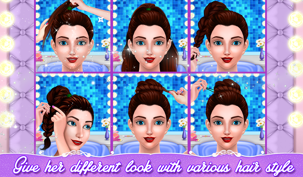 Indian Wedding Bride Hair Do Design And Spa Salon gallery image