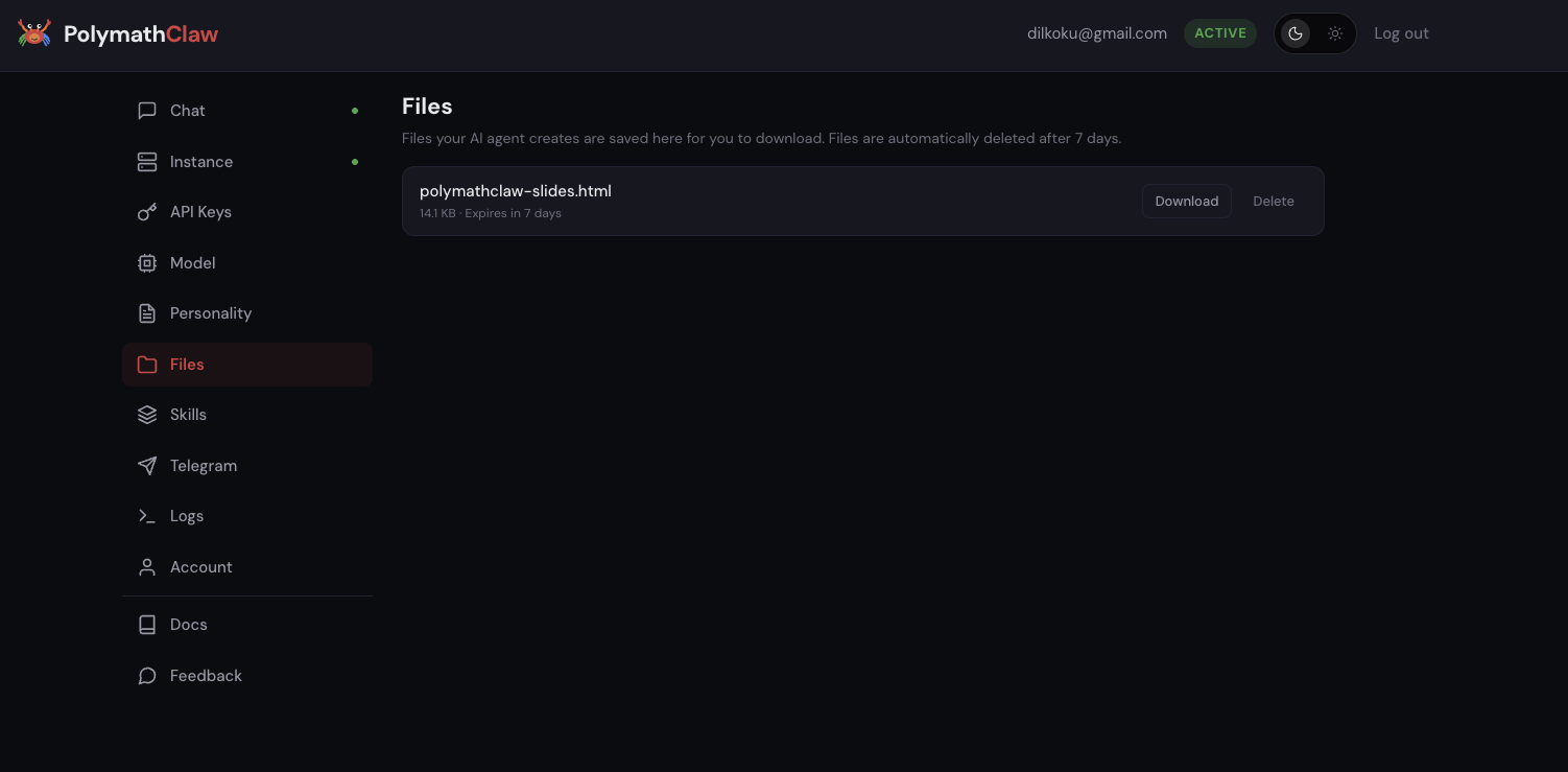 PolymathClaw gallery image