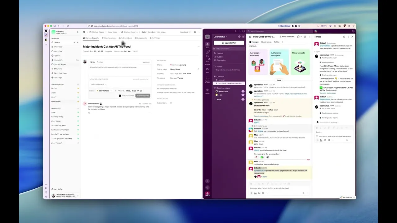 Openstatus Incident Management gallery image