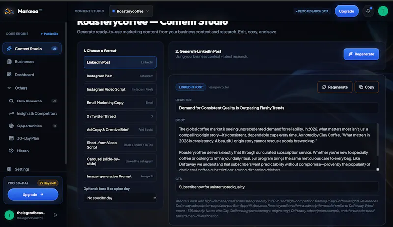 Markeoa screenshot 6
