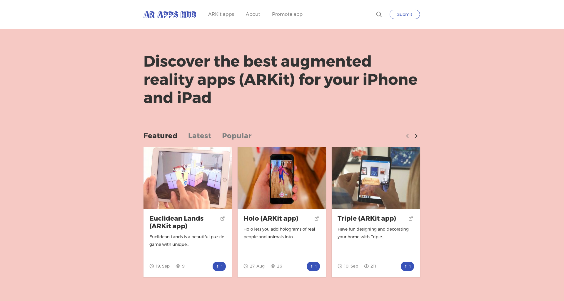 Augmented Reality Apps Hub gallery image