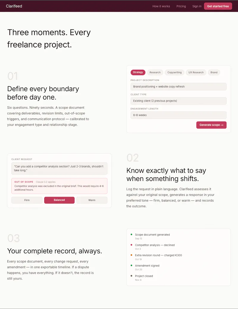 Clarifeed screenshot 3