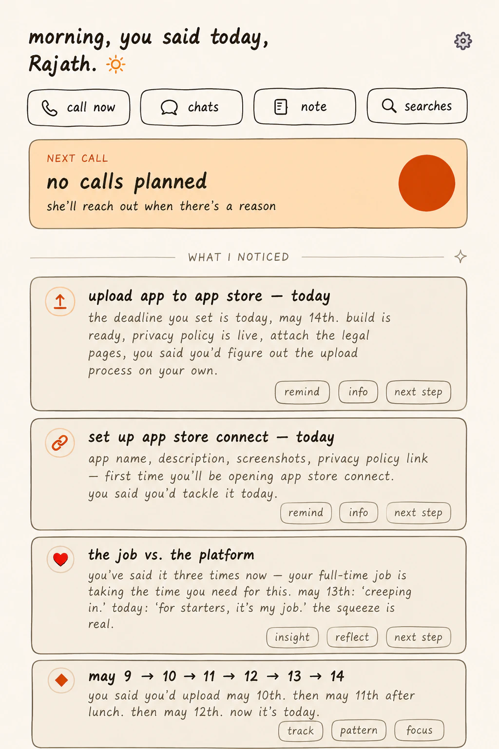 Aria screenshot 1