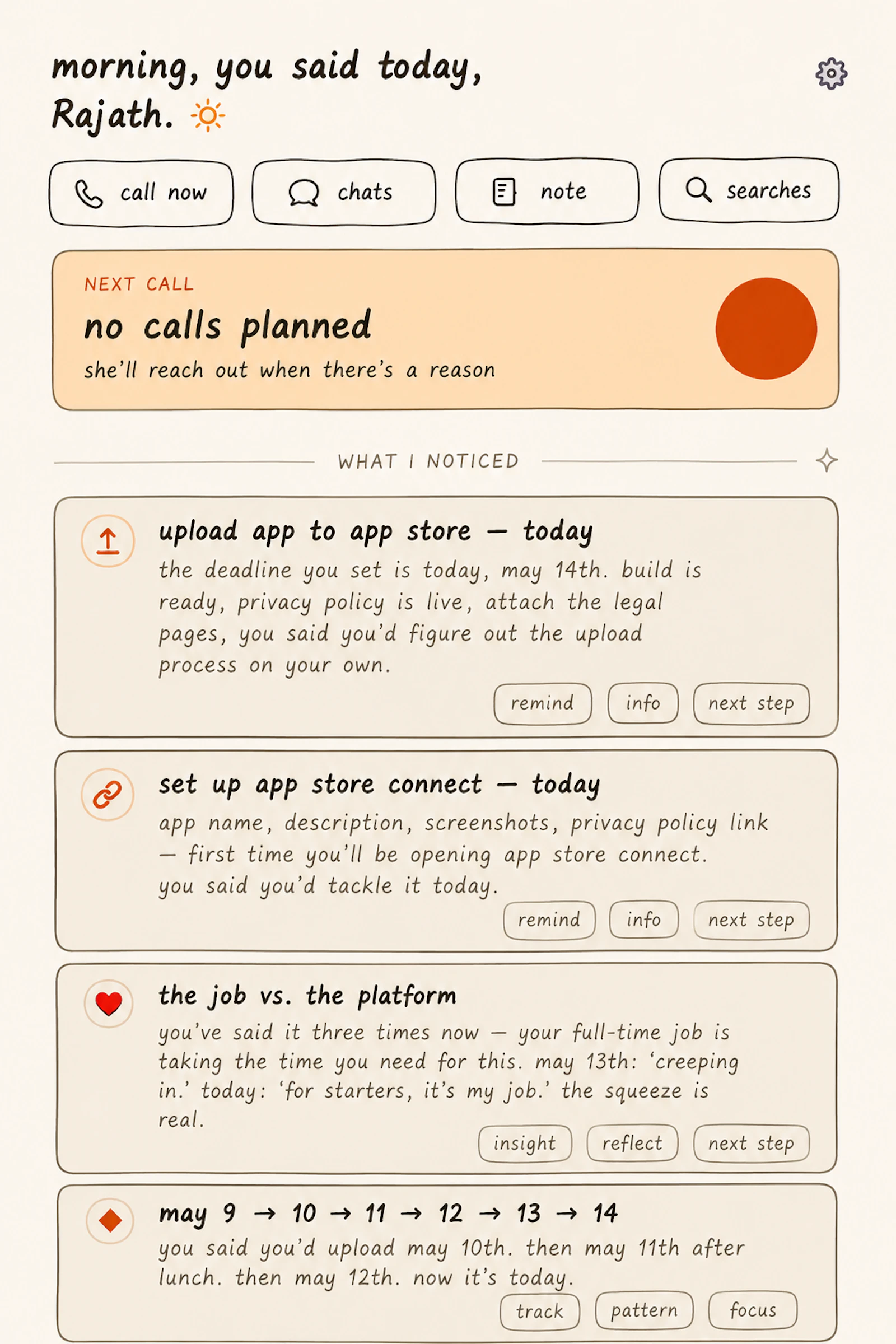 Aria screenshot 2