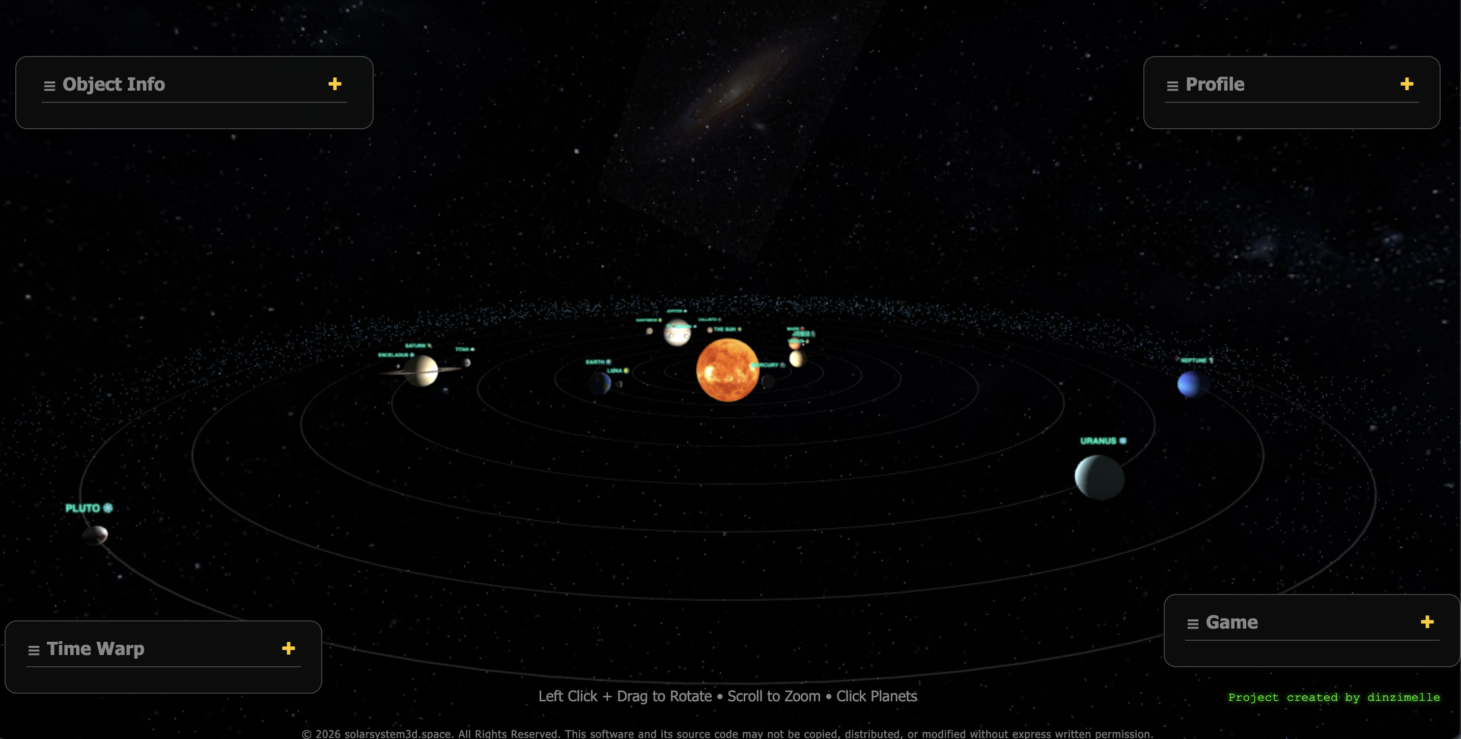 Solar System 3D gallery image