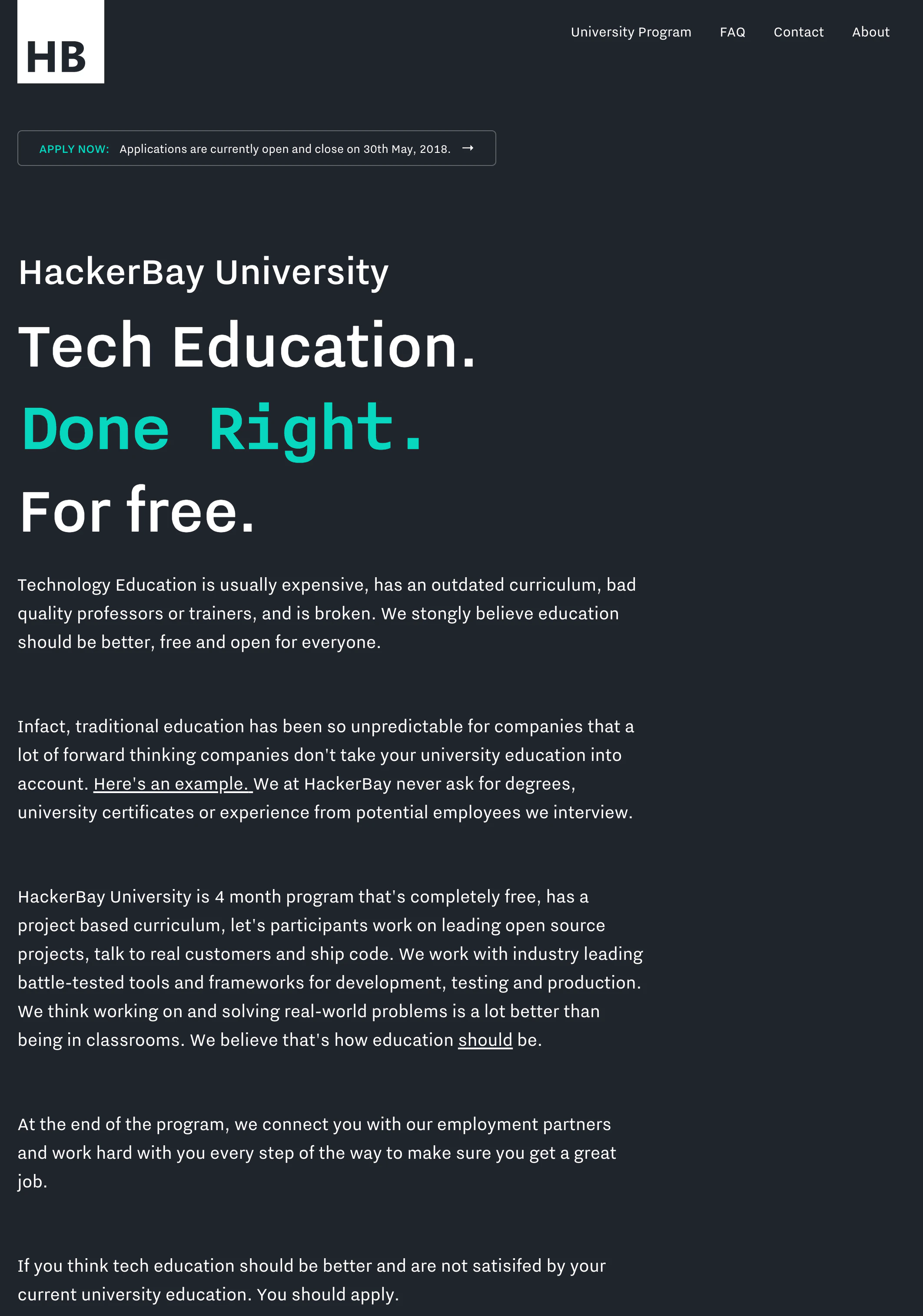 HackerBay University