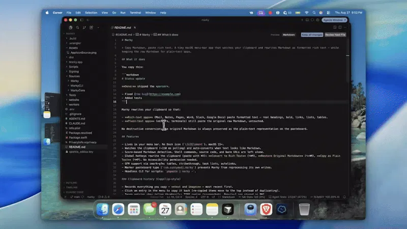Marky screenshot 1 (video preview)