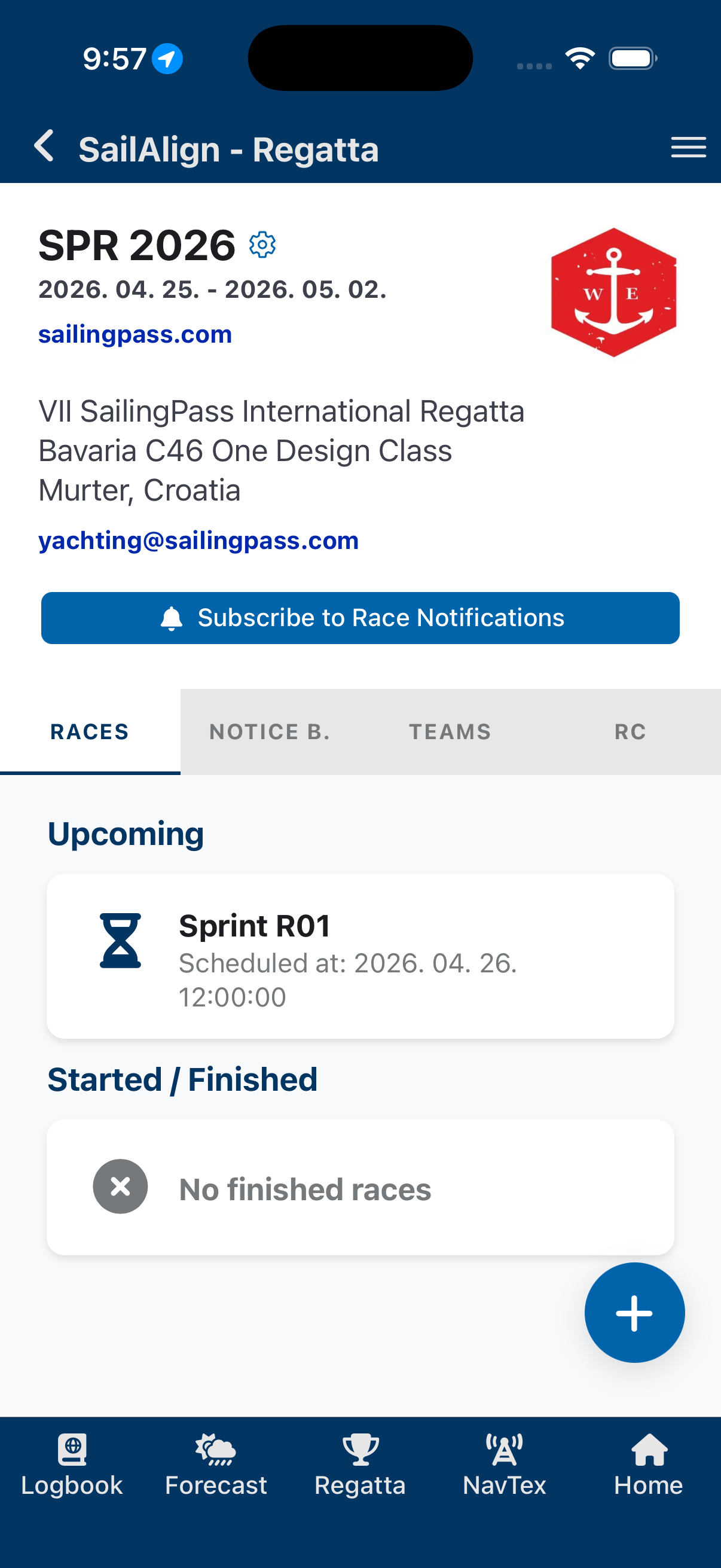 SailAlign — Regatta & Sailing Toolkit - Main product screenshot demonstrating key features and user interface