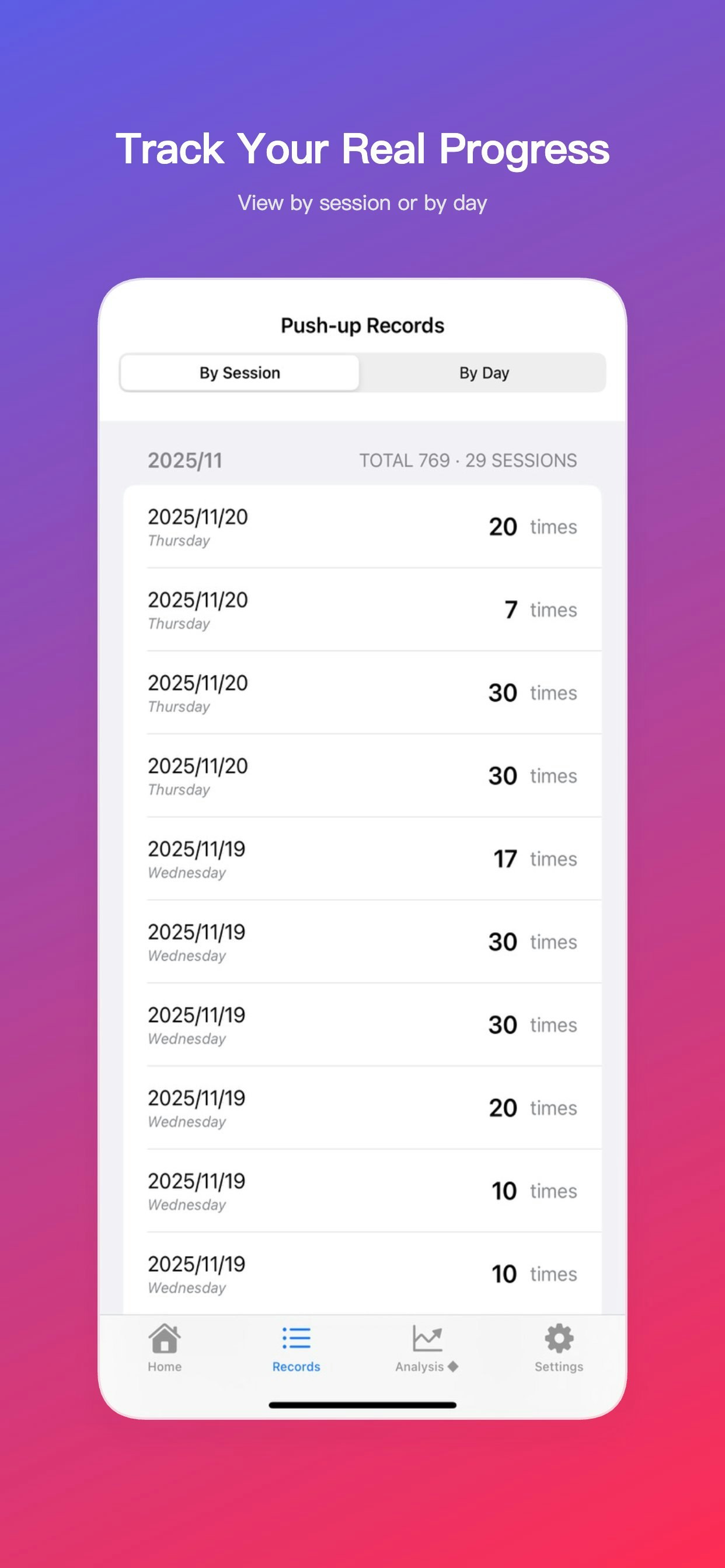 PushUpGo – Lightweight Push-up Tracker gallery image