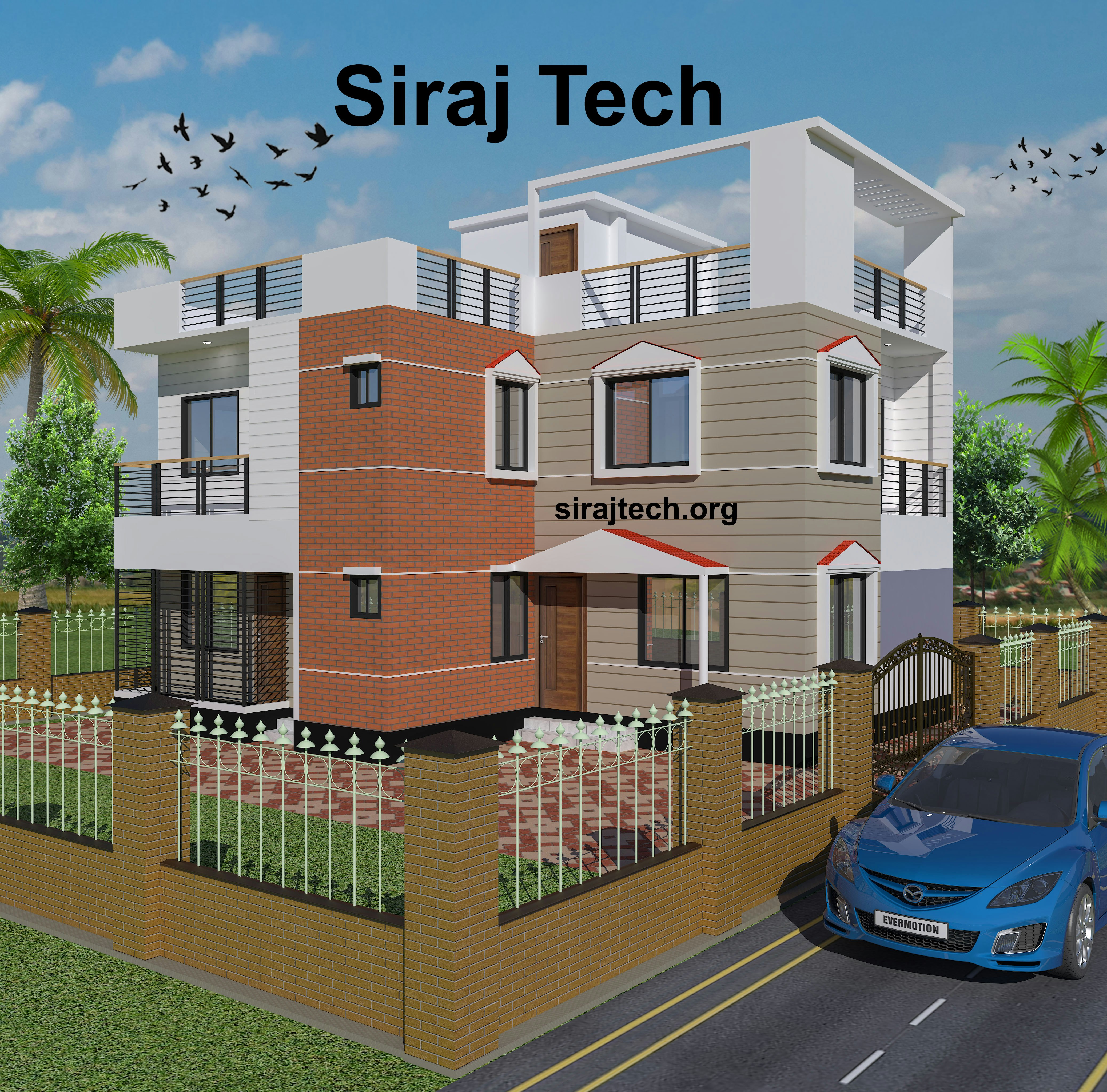 3 bedroom two storey house plans