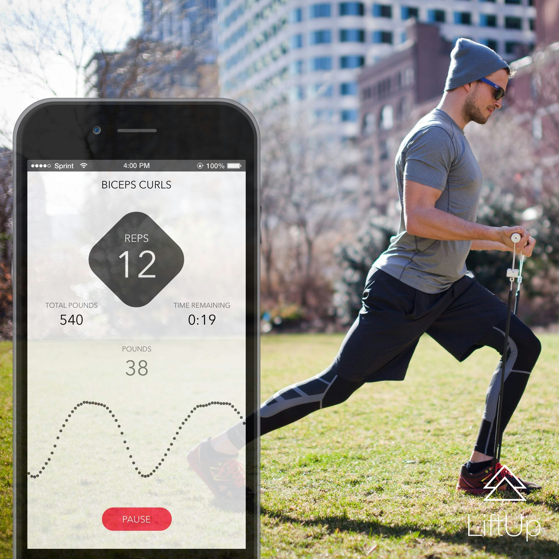 LiftUp Smart Resistance Bands gallery image