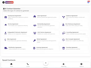 Free AI Contract Generator gallery image