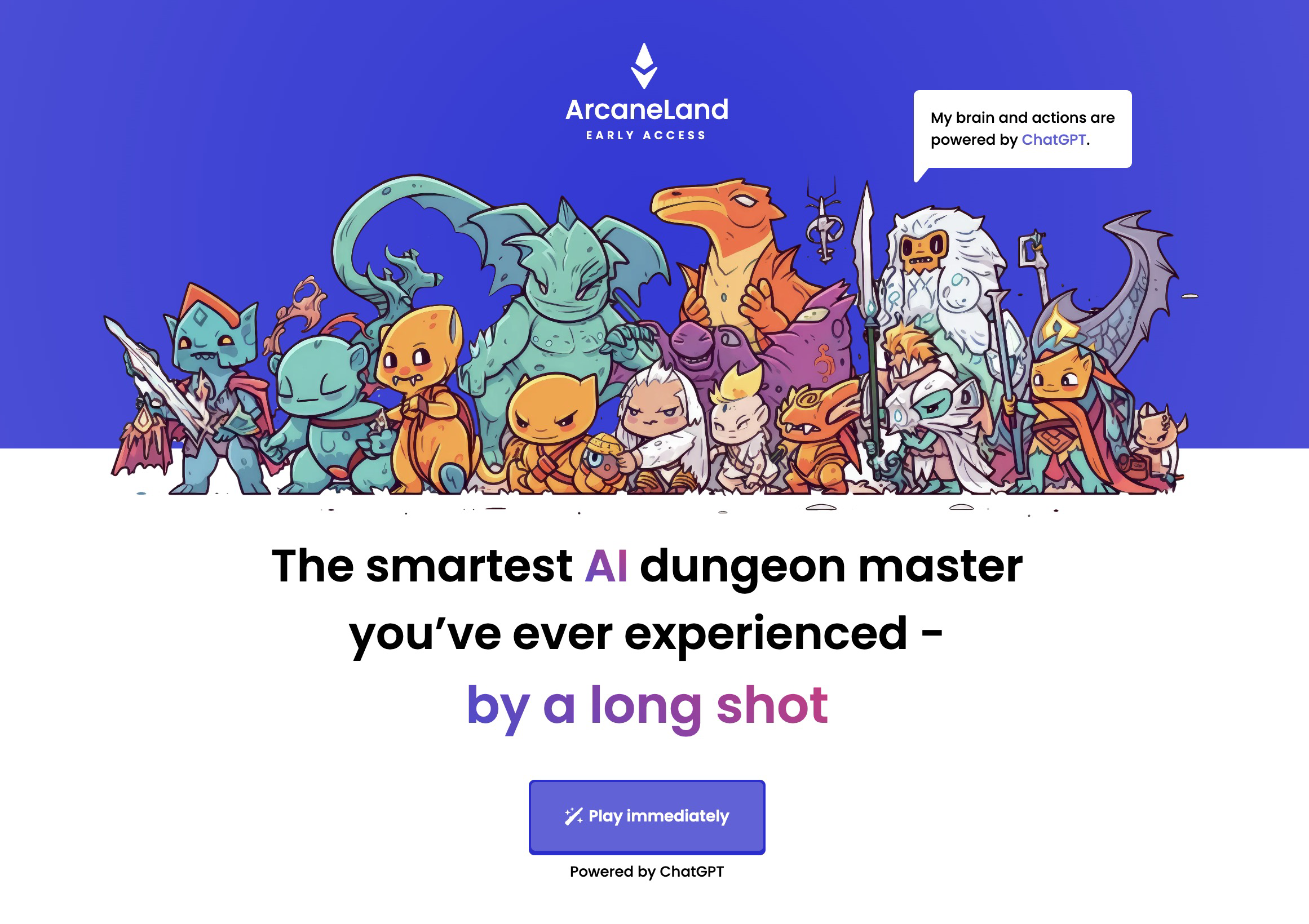 Arcaneland - AI DND에서 AI 생성 아이템, 퀘스트 등으로 영감을 얻은 게임 미디어 1