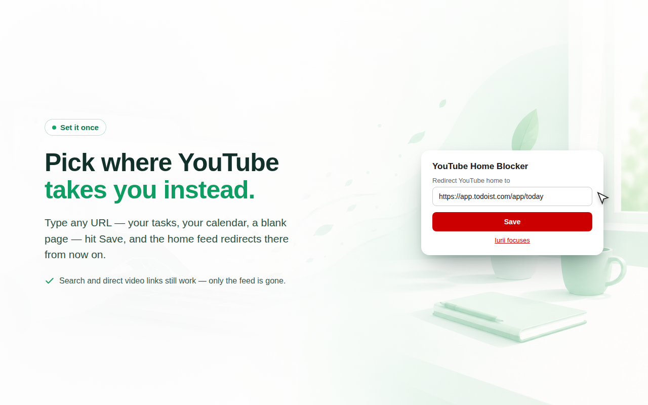 YouTube Home Blocker gallery image