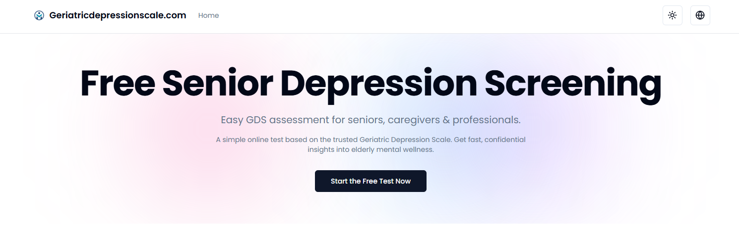 Mídia 1 de GeriatricDepressionScale.com - Escala online de depressão geriátrica (GDS)