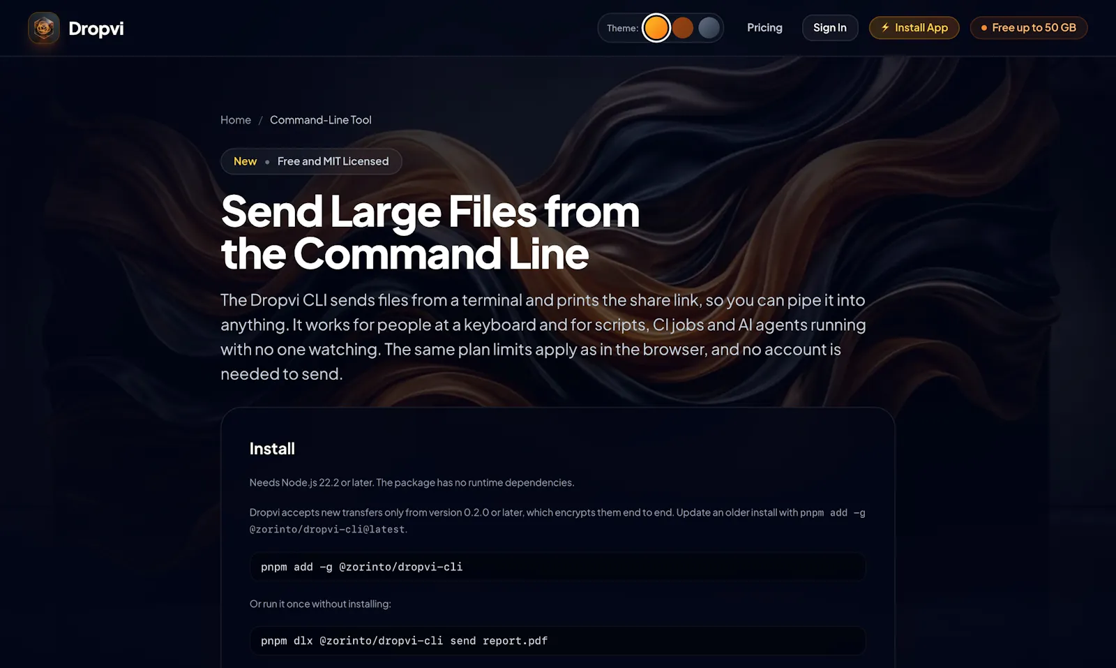 Dropvi screenshot 4
