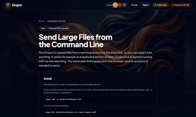 Dropvi screenshot 4