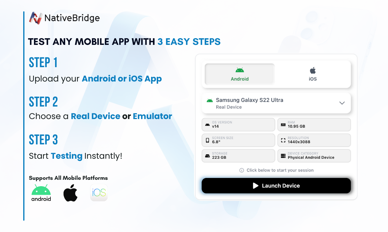 NativeBridge - Screenshot 2 showing product features and functionality