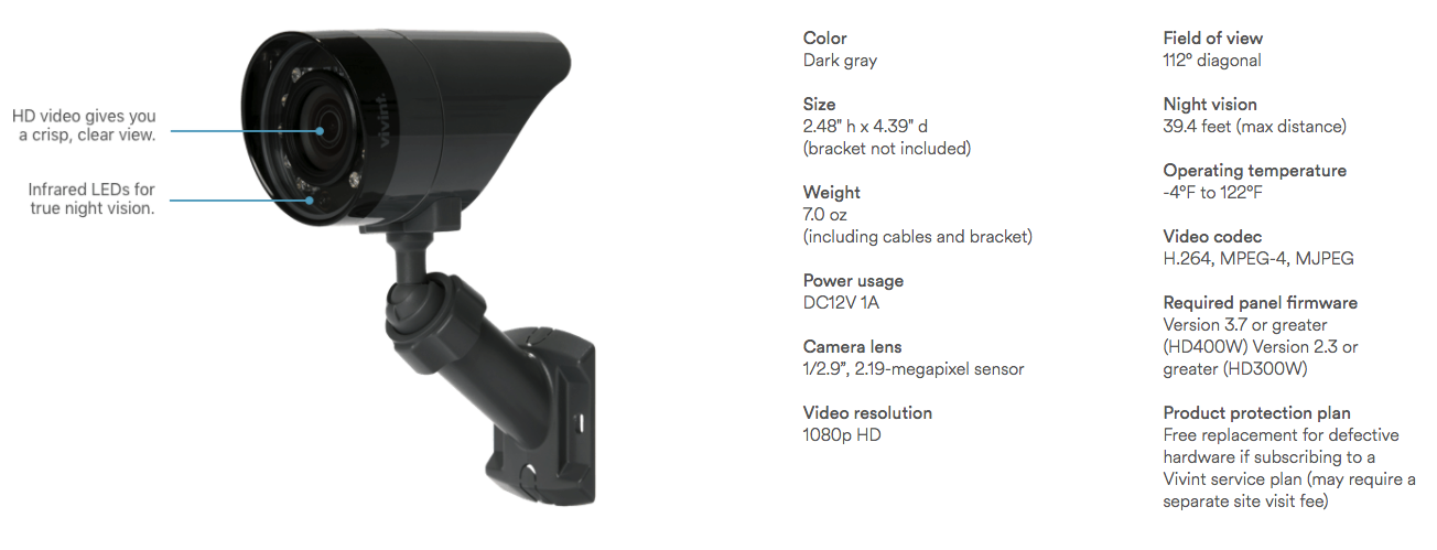 Vivint Wireless Outdoor Camera gallery image