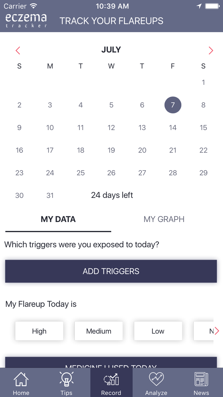 ECZEMA TRACKER APP gallery image