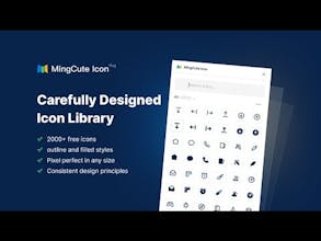 The Figma plug of MingCute icon gallery image