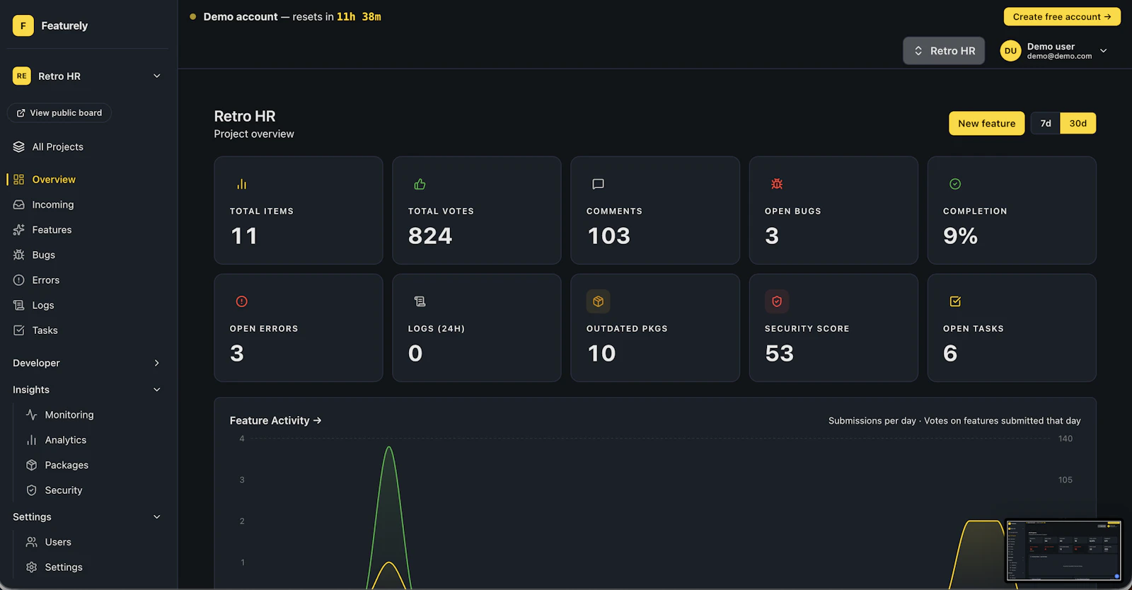 Featurely screenshot 3